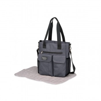 ΤΣΑΝΤΑ ΑΛΛΑΞΙΕΡΑ DENIM GREY 30X34 CM