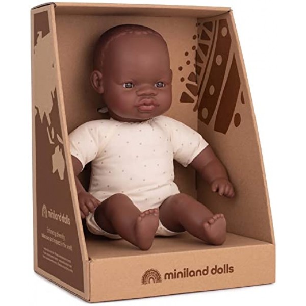 ΚΟΥΚΛΑ AFRICAN SOFT DOLL 32 CM