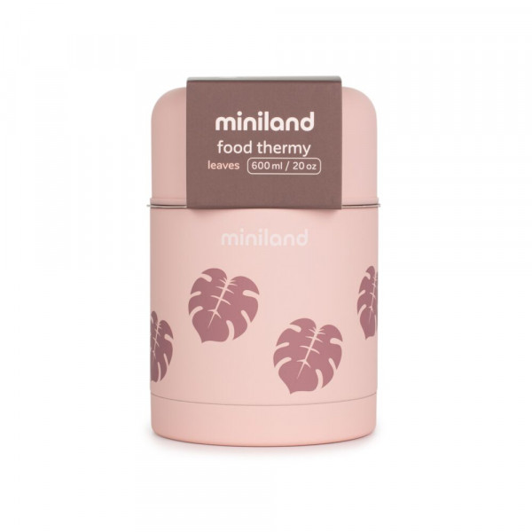 MINILAND FOOD THERMOS 600 ML TERRA PINK