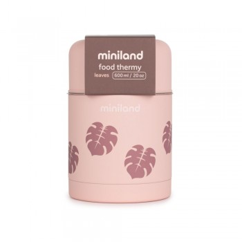 MINILAND FOOD THERMOS 600 ML TERRA PINK