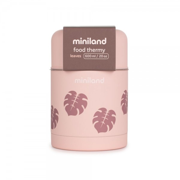 MINILAND FOOD THERMOS 600 ML TERRA PINK