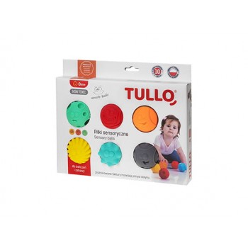 TULLO ΠΑΙΧΝΙΔΙ ΑΙΣΘΗΣΕΩΝ  SENSORY BALLS 6 ΤΜΧ.