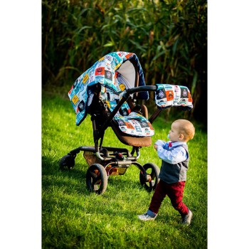 X-TREME BABY ΣΤΡΩΜΑ ΚΑΡΟΤΣΙΟΥ ΔΙΠΛΗΣ ΟΨΗΣ 35 x 83 CM PENGUIN