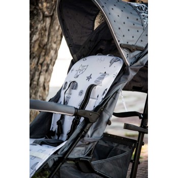 X-TREME BABY ΣΤΡΩΜΑ ΚΑΡΟΤΣΙΟΥ MONΗΣ ΟΨΗΣ 35 x 83 CM INDIAN GREY